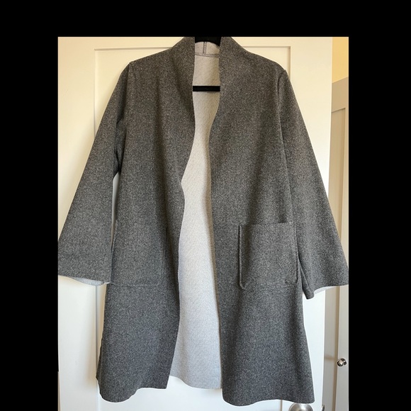SHEIN GRAY PEA COAT - Picture 1 of 1